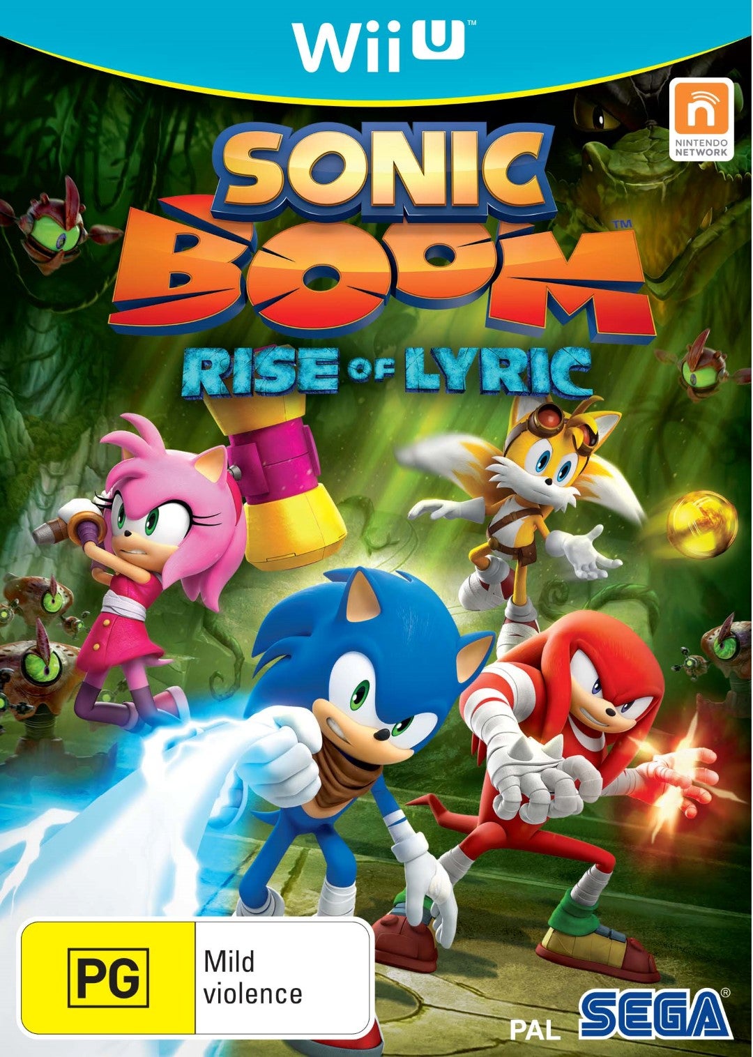 Sega Sonic Boom Rise Of Lyric Refurbished Nintendo Wii U Game